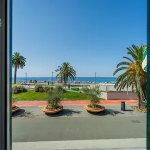 106 - Casa Di Alice, Fronte Vista Mare,20metri Spiaggia Sestri Levante